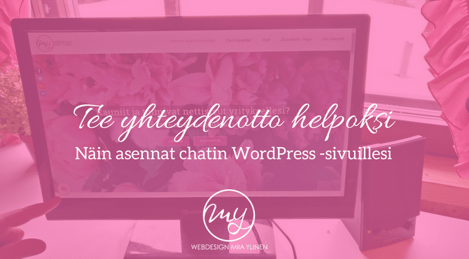 Näin lisäät chatin WordPress-sivuillesi